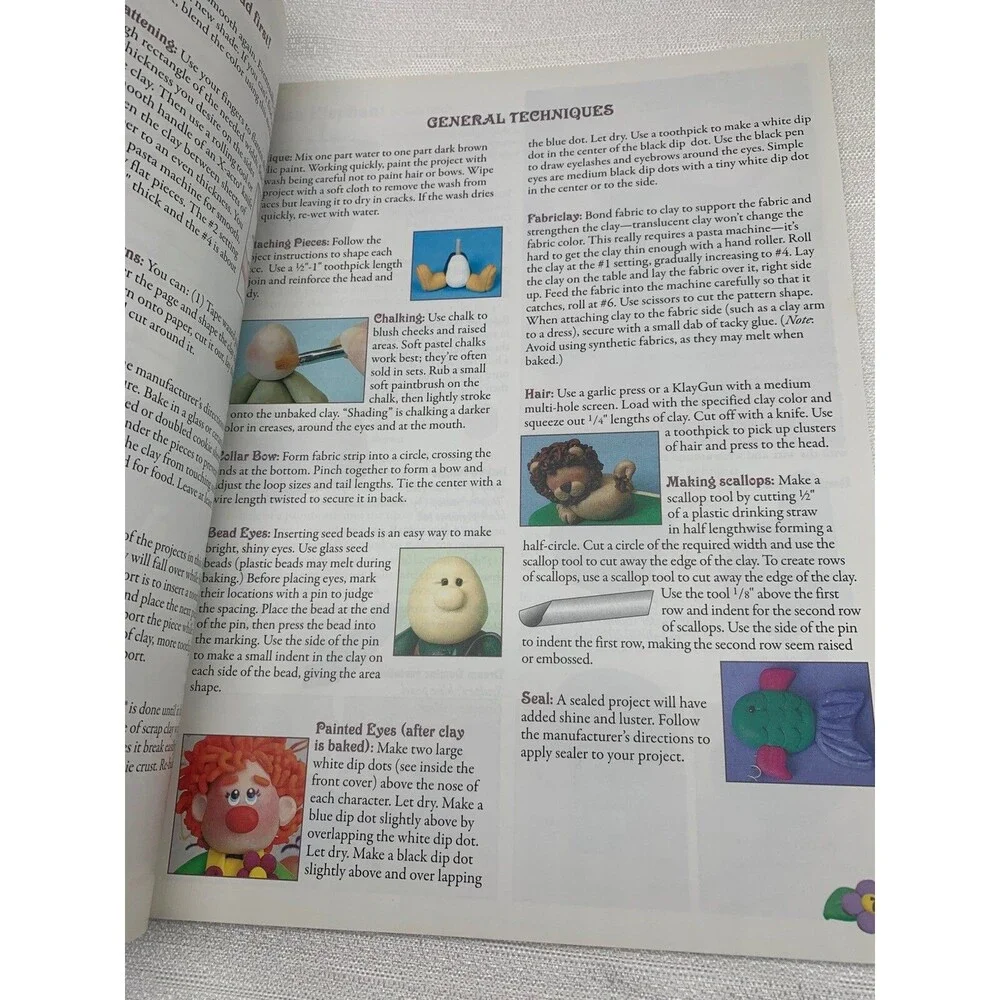 THE SCULPEY WAY WITH  POLYMER CLAY 74 FUN PROJECTS PHOTOS 104 PAGES SOFT COVER